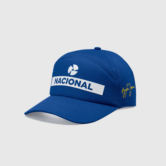 [Pre-Order] Ayrton Senna Replica Nacional Cap with Bag