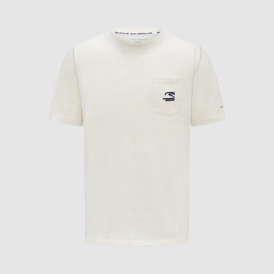 [Pre-Order] Ayrton Senna Logo Pocket T-shirt (2 Colours)