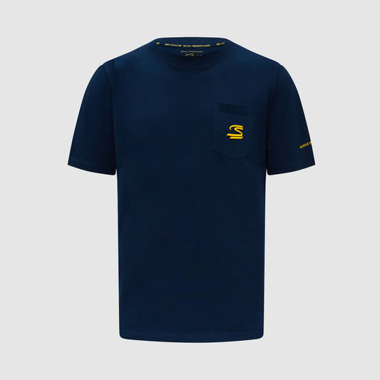 [Pre-Order] Ayrton Senna Logo Pocket T-shirt (2 Colors) 