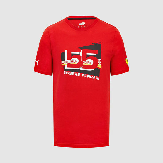 [Pre-Order] Scuderia Ferrari 2023 Carlos Sainz Graphic T-shirt (2 Colors)