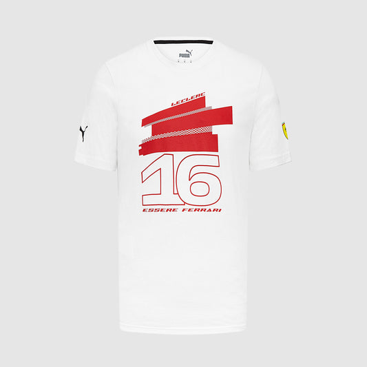 [Pre-Order] Scuderia Ferrari 2023 Charles Leclerc Graphic T-shirt (2 Colours)