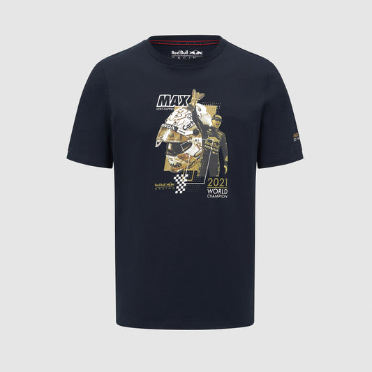 [Pre-Order] Red Bull Racing 2021 Max Verstappen Championship Tribute T-Shirt