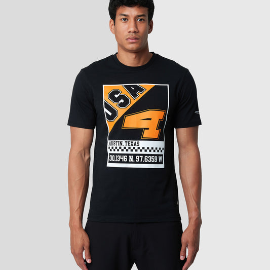 [Pre-Order] McLaren F1 Lando Norris USA Graphic T-shirt