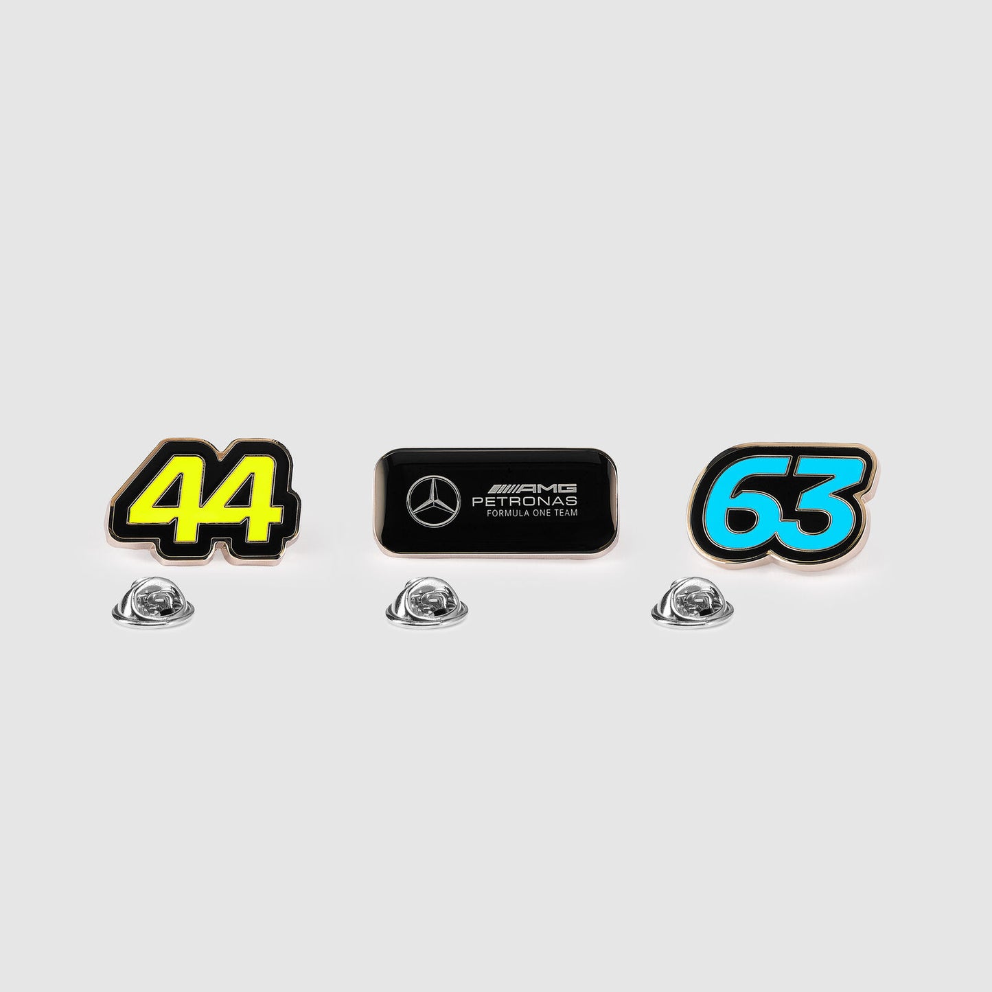 [Pre-Order] Mercedes-AMG F1 2024 Drivers Pin Set