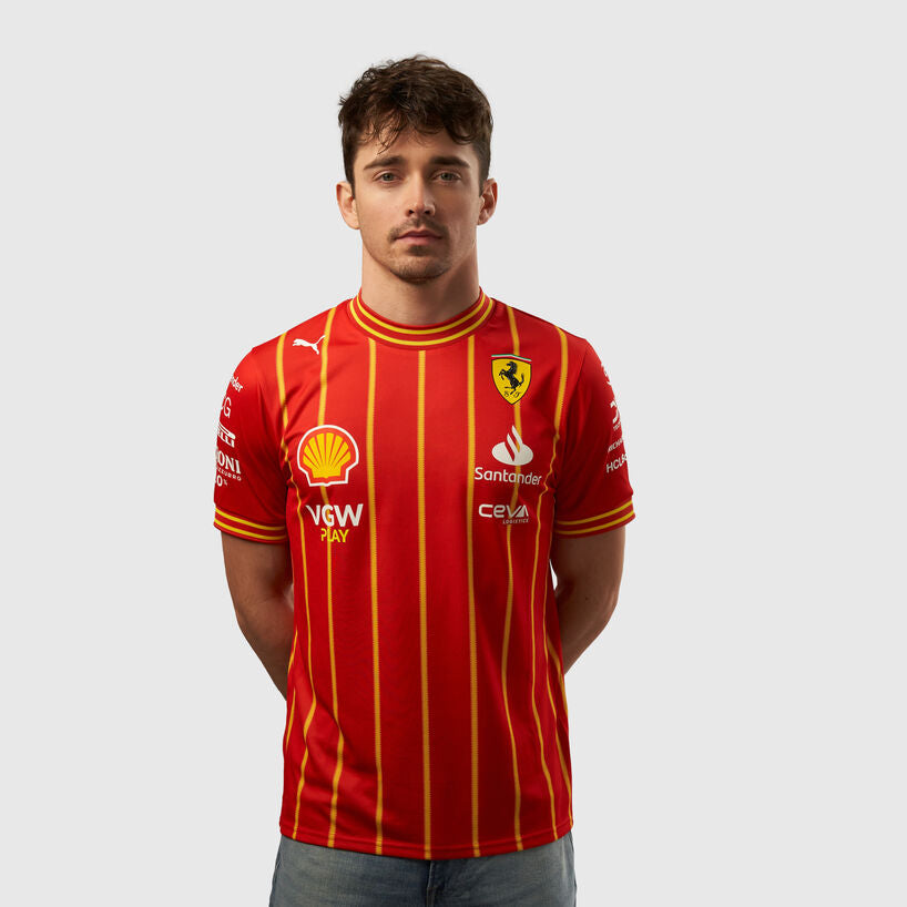 [In Stock] Scuderia Ferrari 2024 Charles Leclerc Soccer Jersey