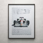 [Pre-Order] Formula 1® Decades: 80's McLaren MP4/4 Ayrton Senna Collectors Poster