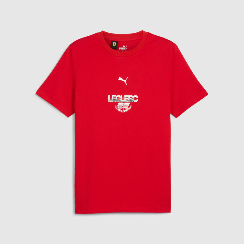 [Pre-Order] Scuderia Ferrari 2024 95 Years Charles Leclerc T-Shirt (2 Colours)