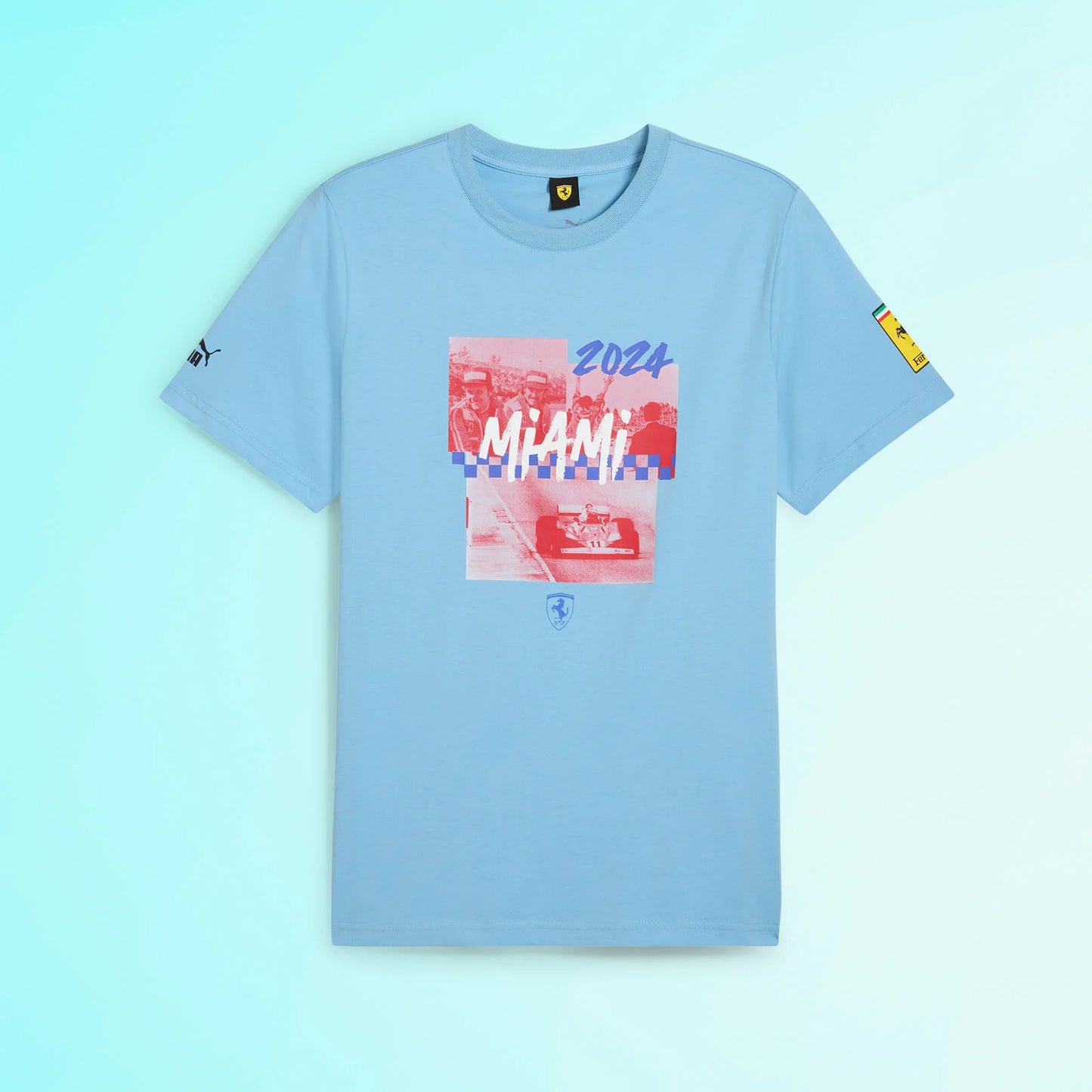 [Pre-Order] Scuderia Ferrari 2024 Miami GP Team T-Shirt