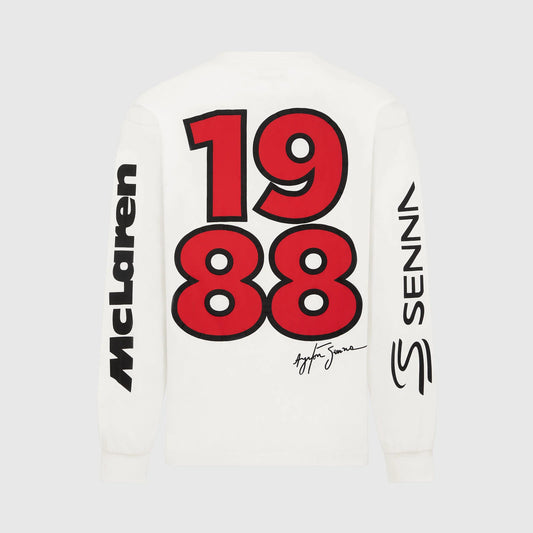 [Pre-Order] Ayrton Senna x McLaren F1 Team Long Sleeve T-Shirt