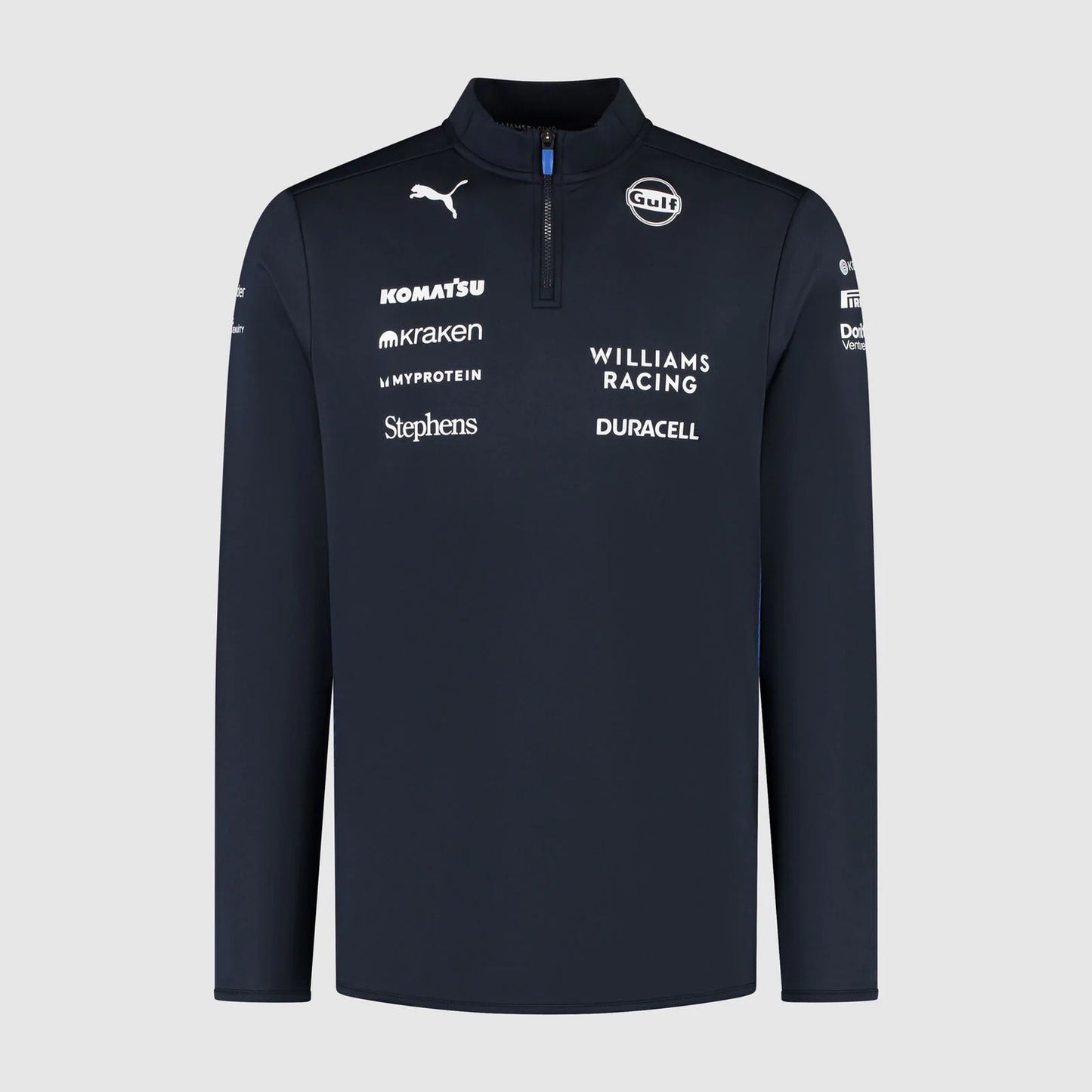 [Pre-Order] Williams Racing 2025 Team 1/4 Zip Sweater