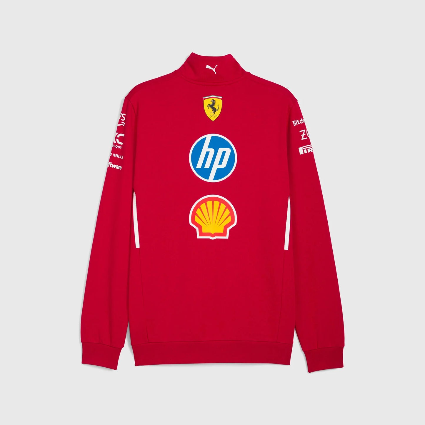 [Pre-Order] Scuderia Ferrari 2025 Team 1/2 Zip Sweater