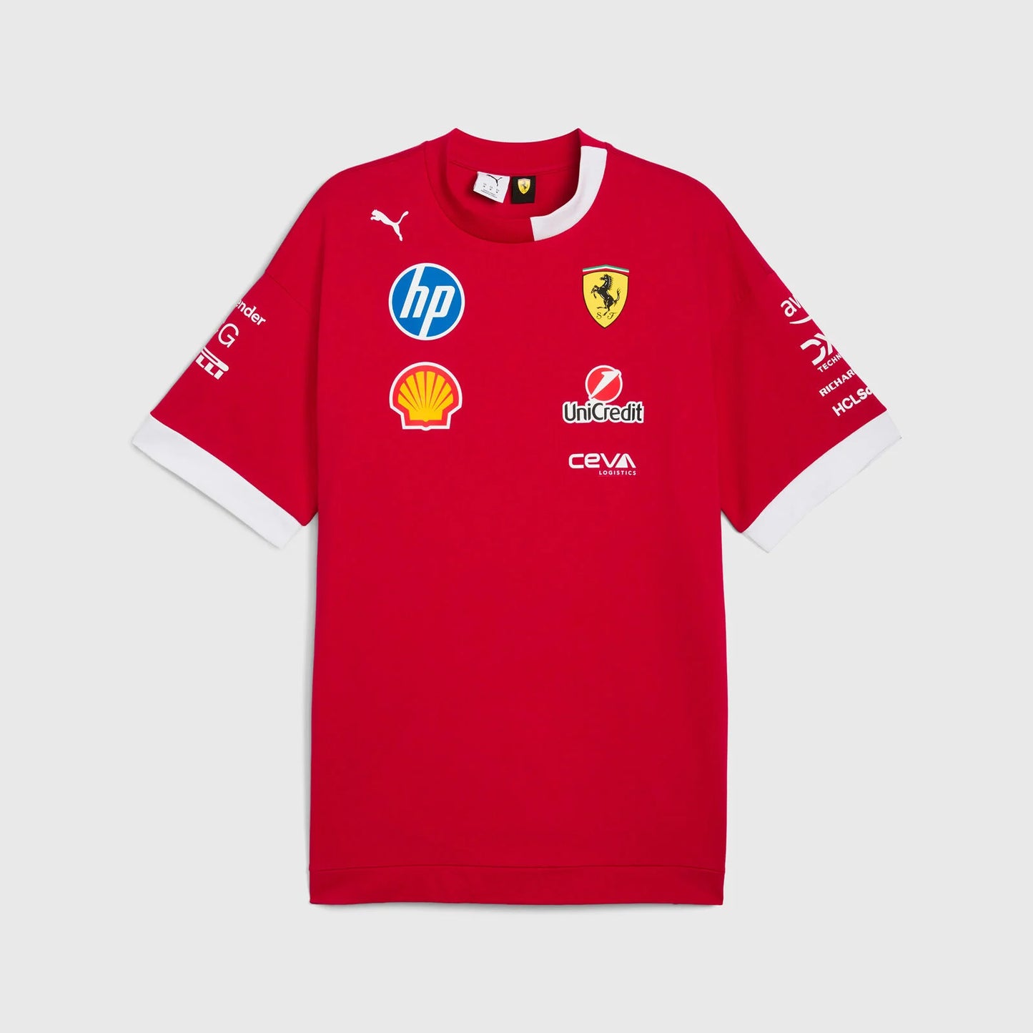 Scuderia Ferrari 2025 Team Oversized T-Shirt (2 Colours)