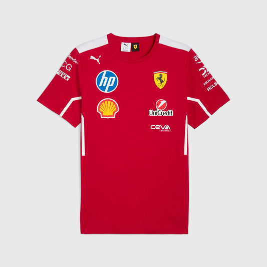 [Pre-Order] Scuderia Ferrari 2025 Team T-Shirt - Womens