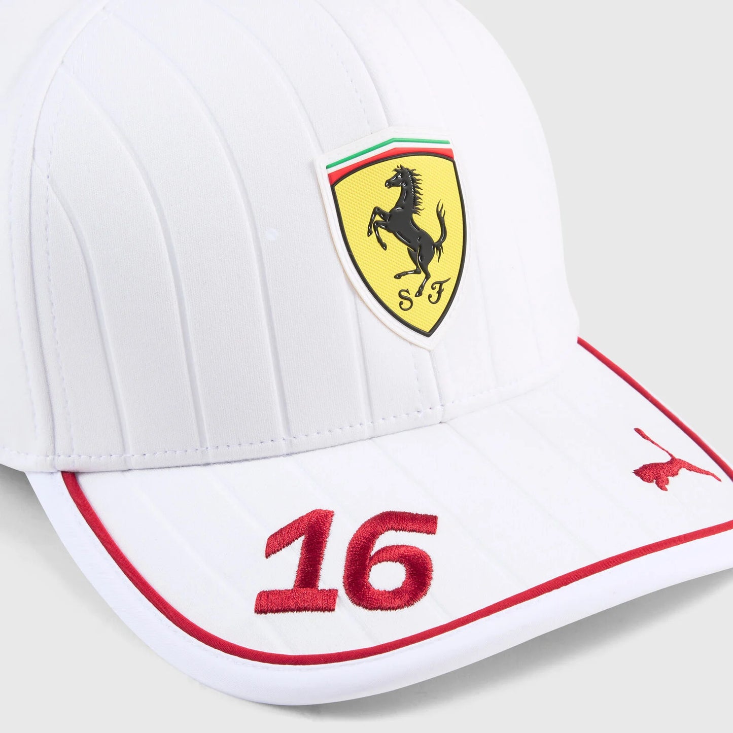 [Pre-Order] Scuderia Ferrari 2025 Charles Leclerc Cap - White