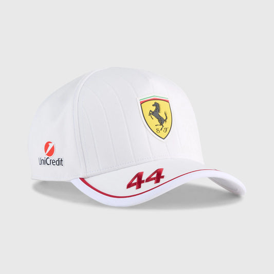 [Pre-Order] Scuderia Ferrari 2025 Lewis Hamilton Cap - White