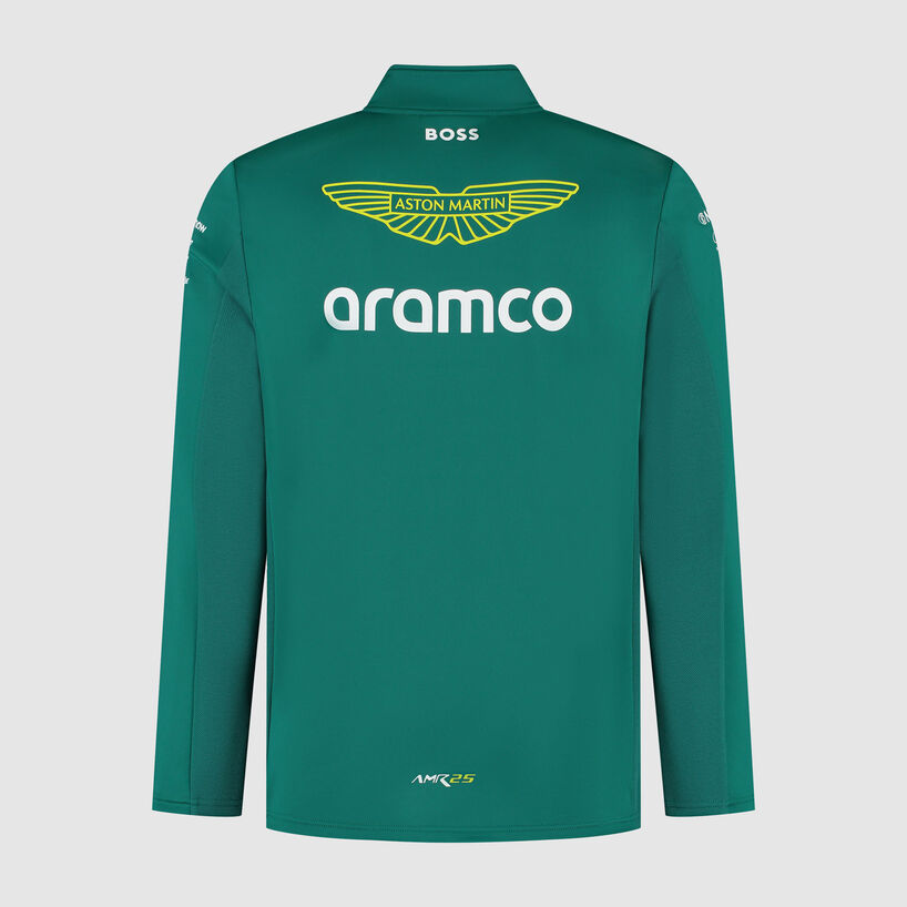 [Pre-Order] Aston Martin F1 2025 Team 1/4 Zip Sweater