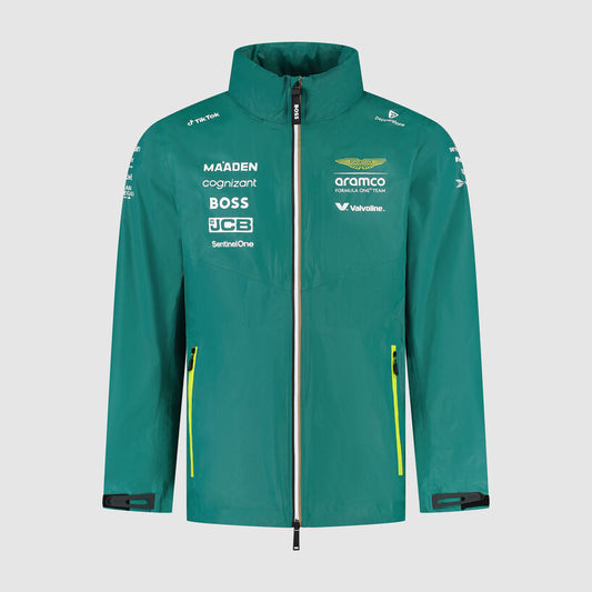 [Pre-Order] Aston Martin F1 2025 Team Rain Jacket