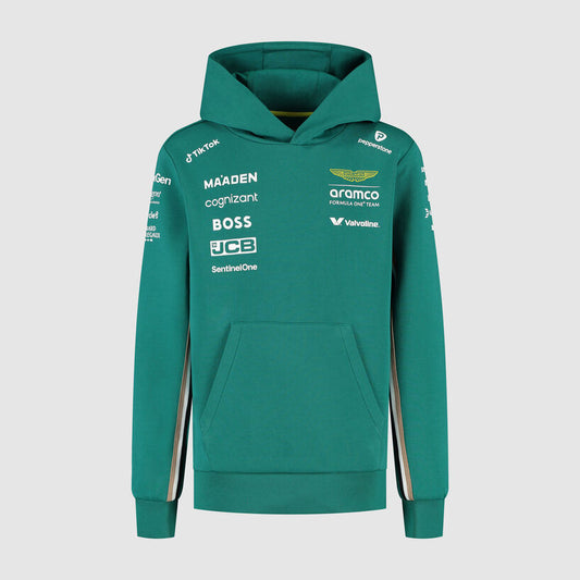 [Pre-Order] Aston Martin F1 2025 Team Hoodie - Kids