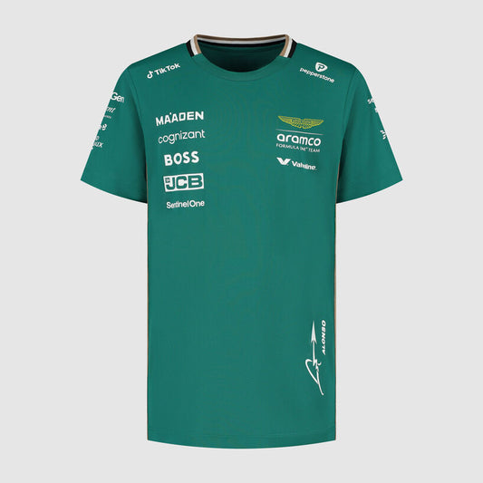 [Pre-Order] Aston Martin F1 2025 Fernando Alonso T-Shirt - Kids