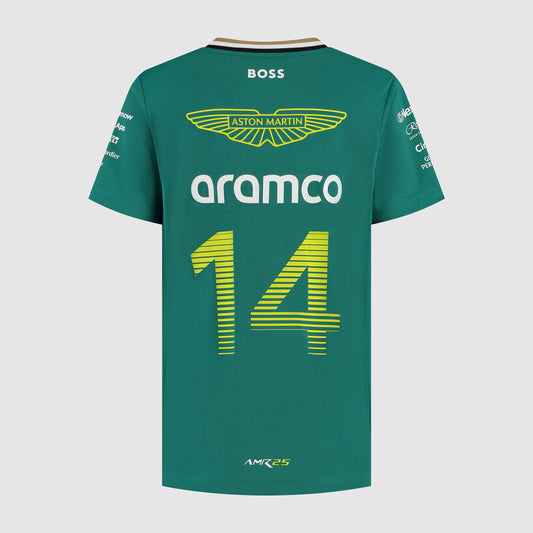 [Pre-Order] Aston Martin F1 2025 Fernando Alonso T-Shirt - Kids