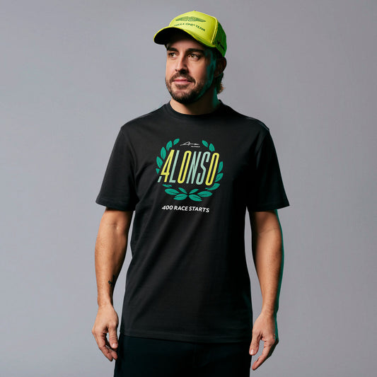 [Pre-Order] Aston Martin F1 2024 Fernando Alonso 400th GP T-Shirt