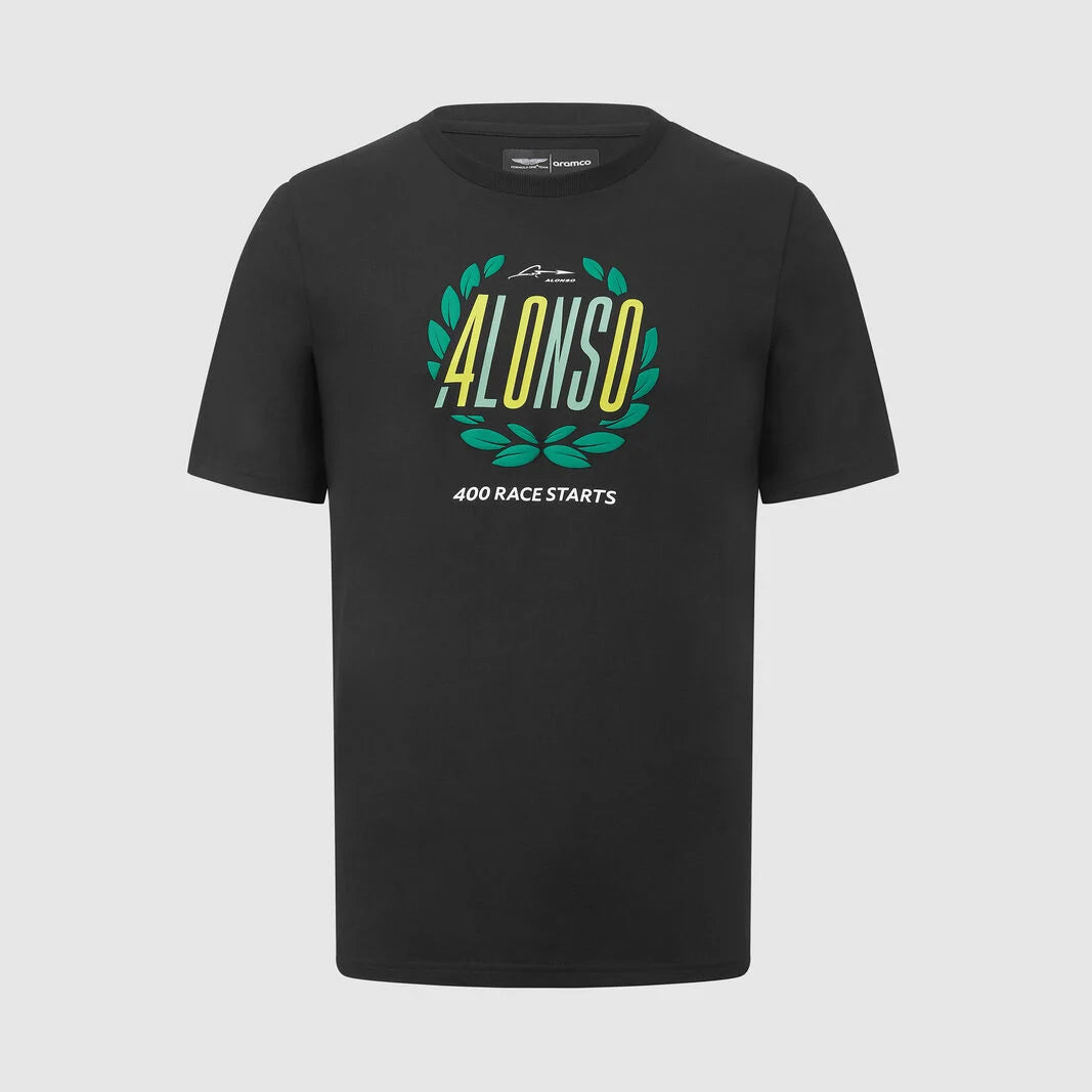 [Pre-Order] Aston Martin F1 2024 Fernando Alonso 400th GP T-Shirt