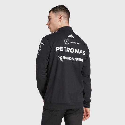 [Pre-Order] Mercedes-AMG F1 2025 Adidas Team 1/4 Zip Sweatshirt