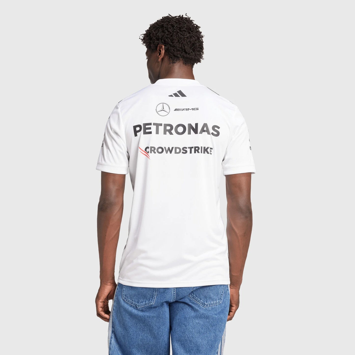 [Pre-Order] Mercedes-AMG F1 2025 Adidas Team T-Shirt - White