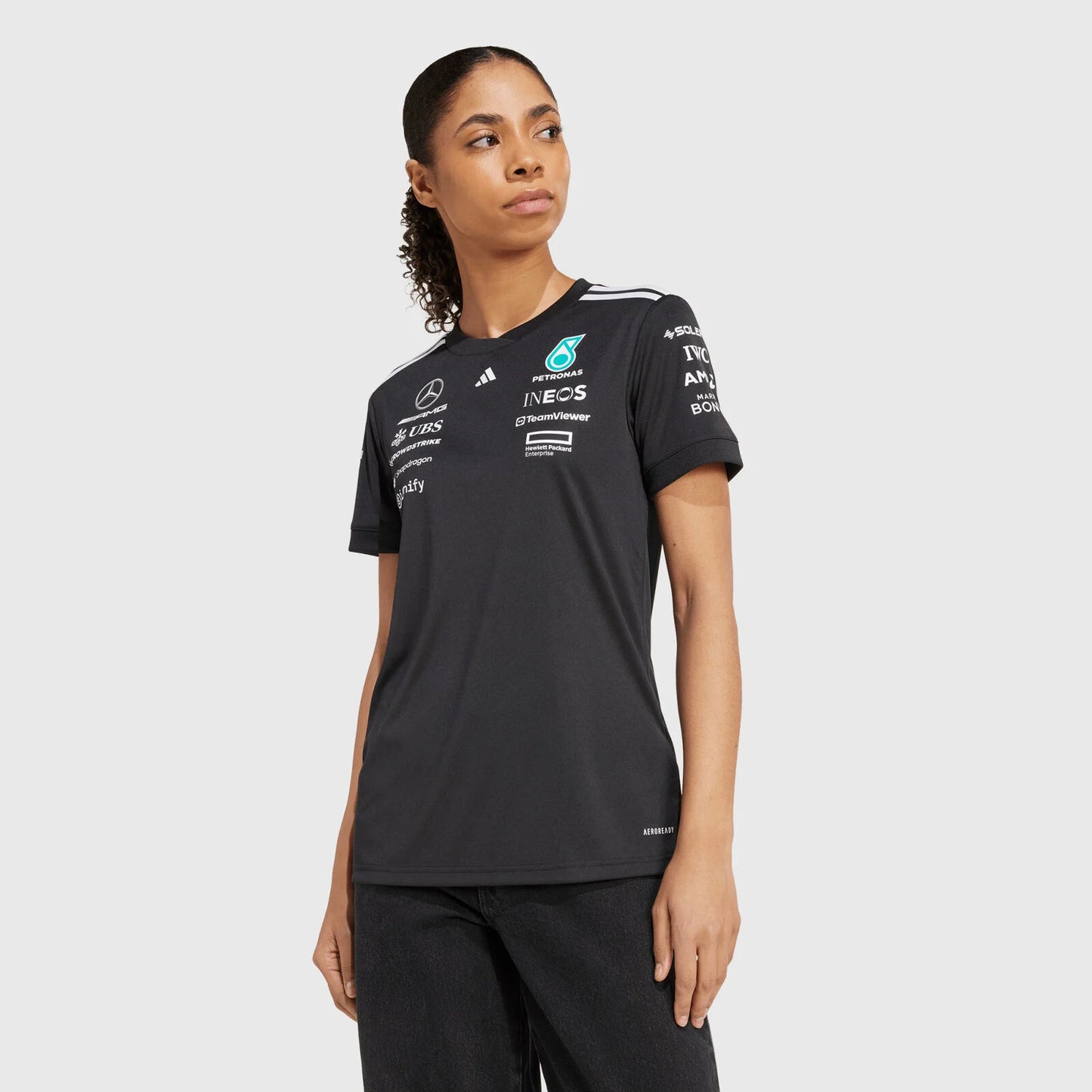 [Pre-Order] Mercedes-AMG F1 2025 Adidas Team T-Shirt - Womens (2 Colours)