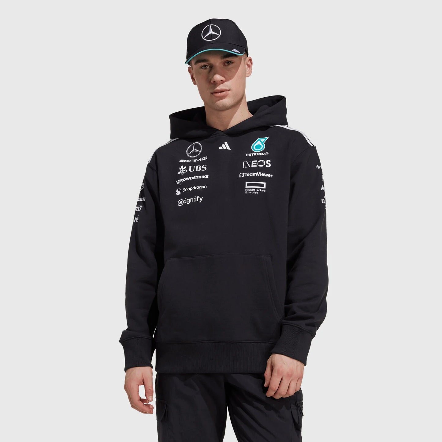 [Pre-Order] Mercedes-AMG F1 2025 Adidas Team Hoodie