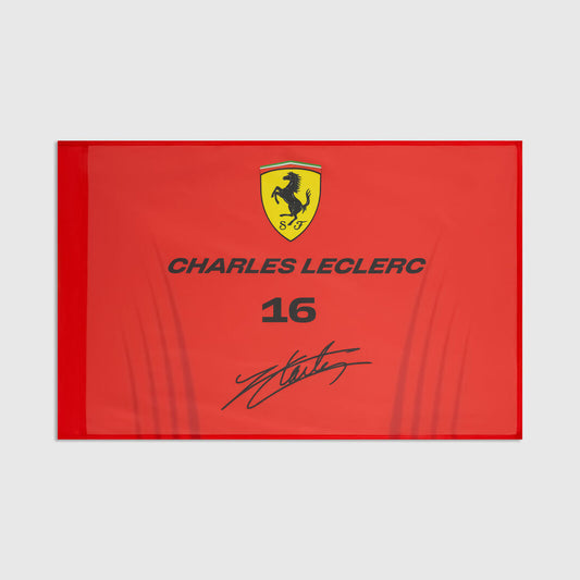 [Pre-Order] Scuderia Ferrari 2026 Charles Leclerc Flag