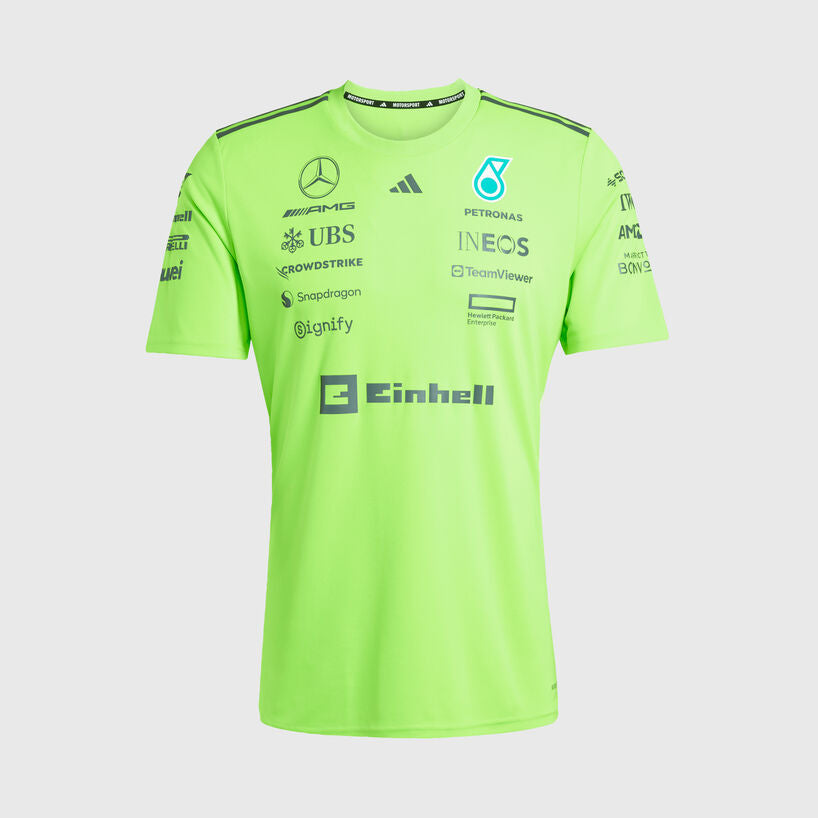 [Pre-Order] Mercedes-AMG F1 2025 Adidas Team Set-Up T-Shirt