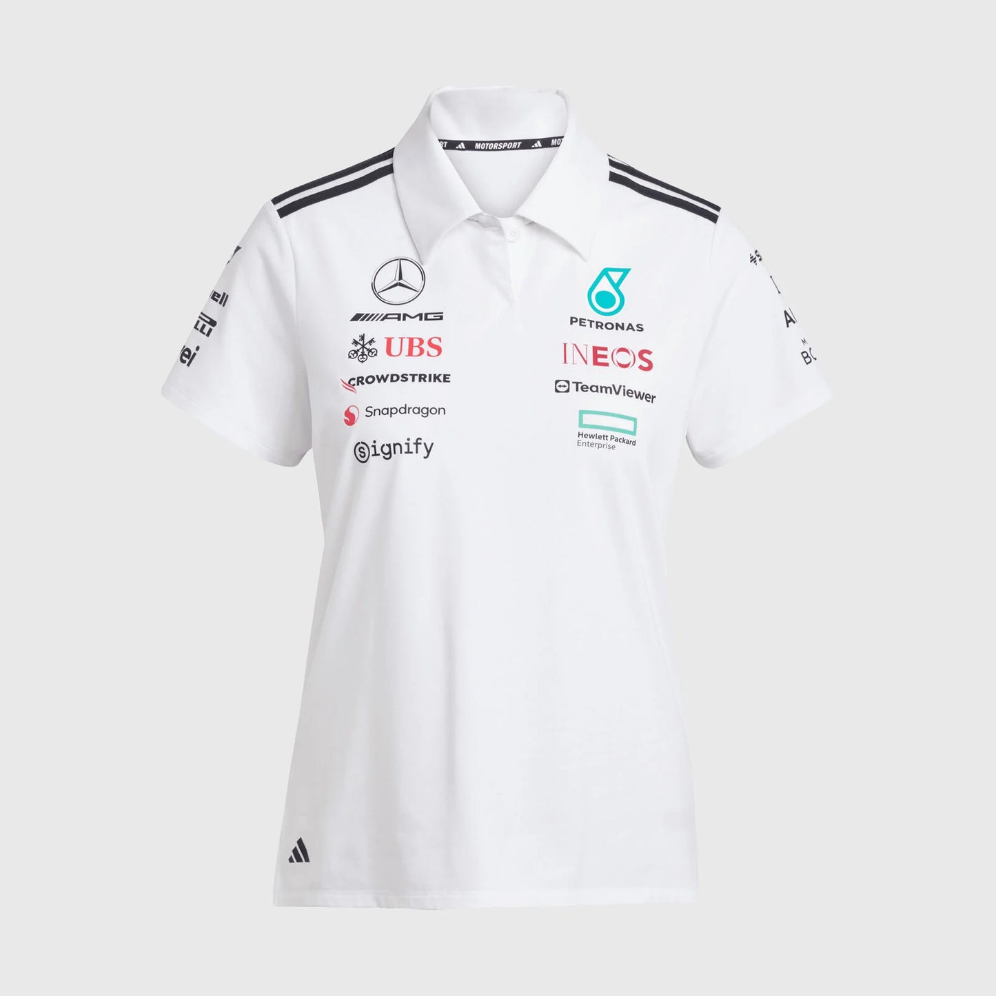 [Pre-Order] Mercedes-AMG F1 2025 Adidas Team Polo - Womens (2 Colours)