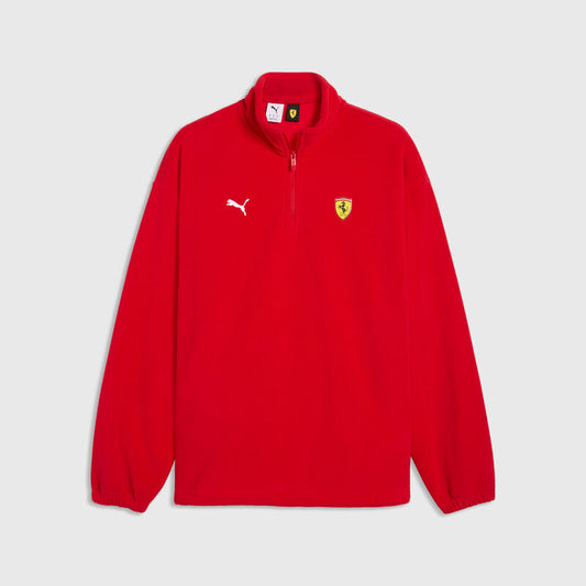 [Pre-Order] Scuderia Ferrari 2026 FW 1/4 Zip Sweater - 2 Colours