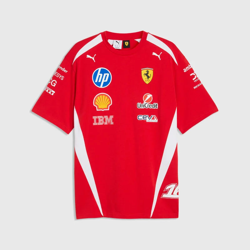 [Pre-Order] Scuderia Ferrari 2026 Charles Leclerc Driver T-shirt