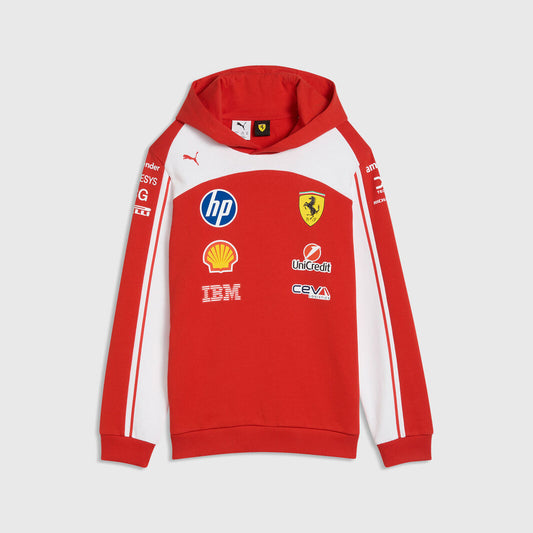 [Pre-Order] Scuderia Ferrari 2026 Team Hoodie - Kids