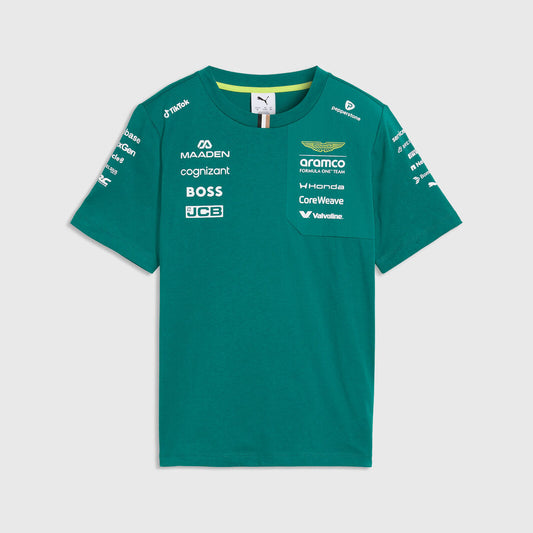 [Pre-Order] Aston Martin F1 2026 Team T-Shirt - Kids