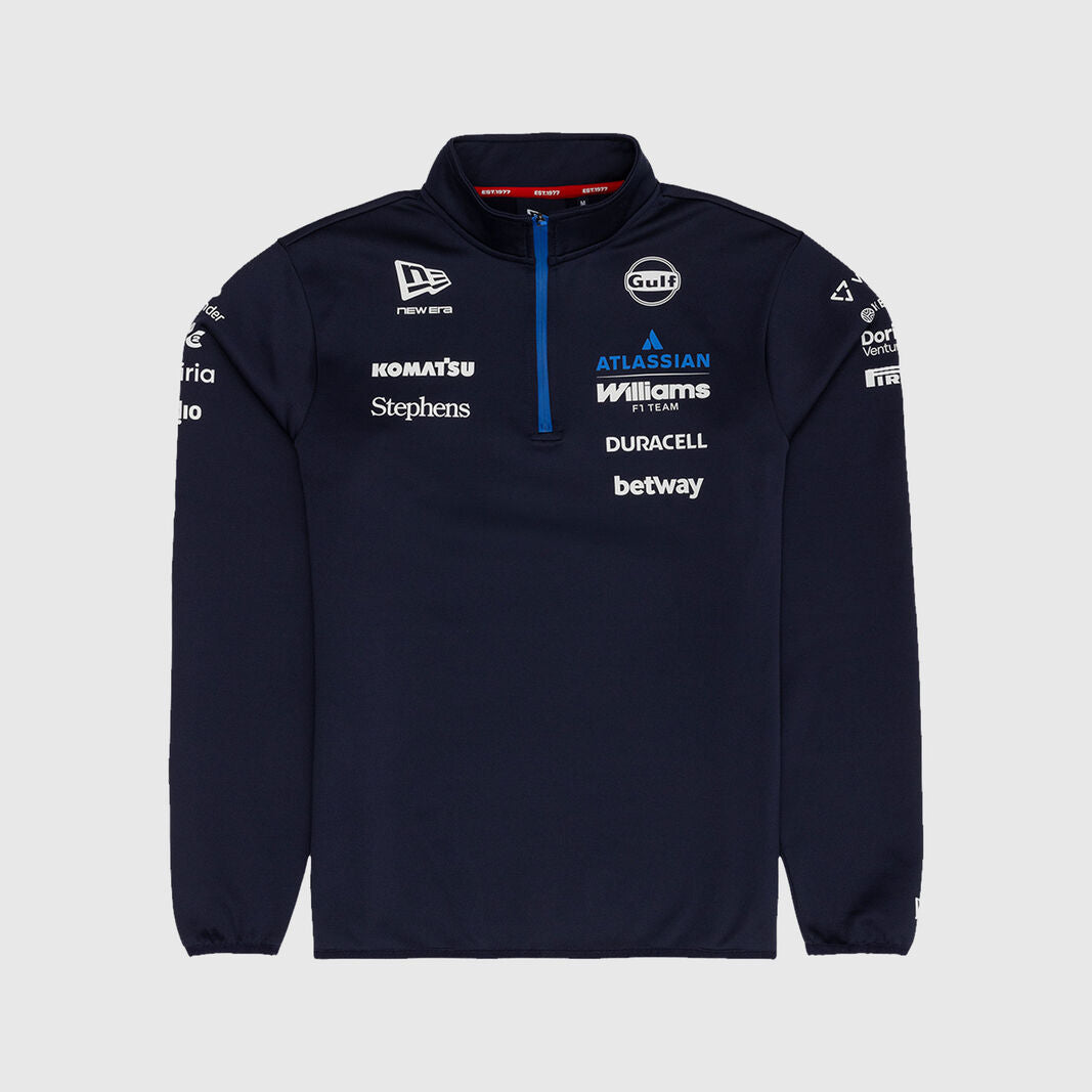 [Pre-Order] Williams Racing 2026 Team 1/4 Zip Sweater