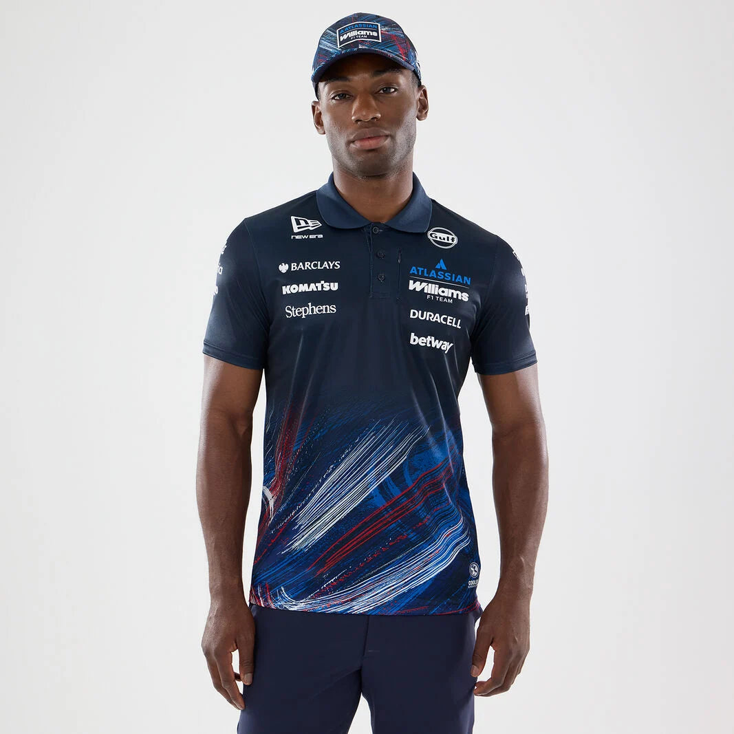 [Pre-Order] Williams Racing 2026 Team Silverstone GP Tech Polo