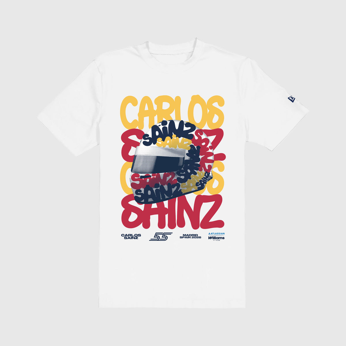 [Pre-Order] Williams Racing 2026 Carlos Sainz Madrid Graphic T-Shirt