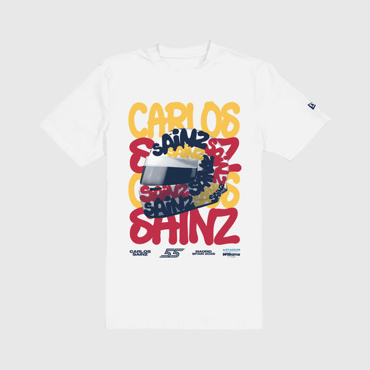 [Pre-Order] Williams Racing 2026 Carlos Sainz Madrid Graphic T-Shirt