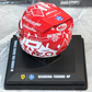 [In-Stock] Looksmart 1:5 Scuderia Ferrari 2024 Charles Leclerc Monaco GP Helmet