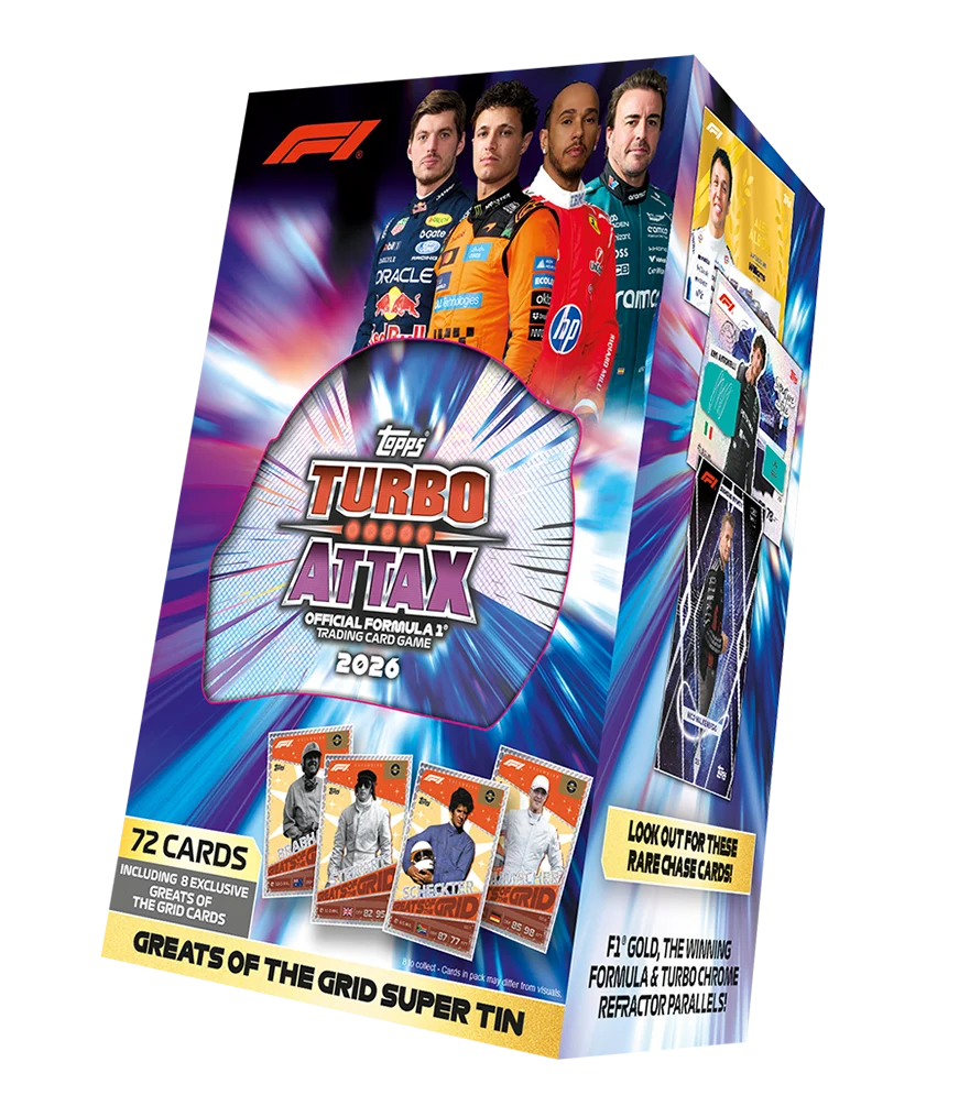 Topps F1 2026 Turbo Attax - Super Tin - Greats of the Grid