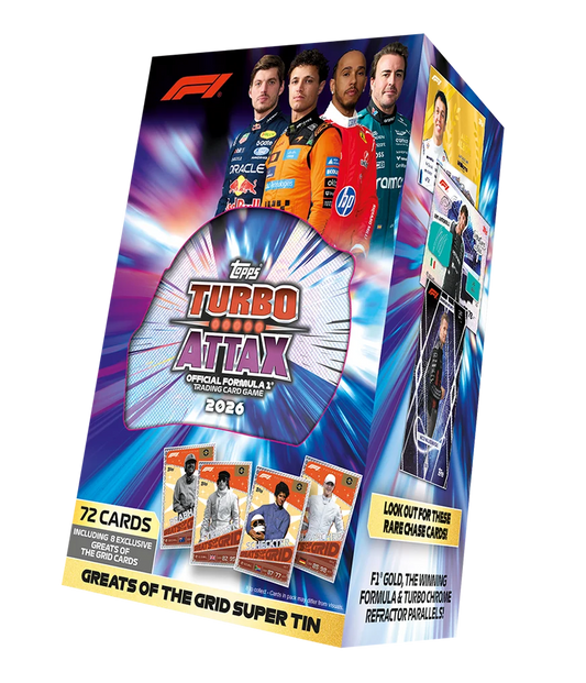 Topps F1 2026 Turbo Attax - Super Tin - Greats of the Grid