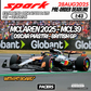 [Pre-Order] Spark 1:43 McLaren F1 2025 MCL39 Oscar Piastri British GP
