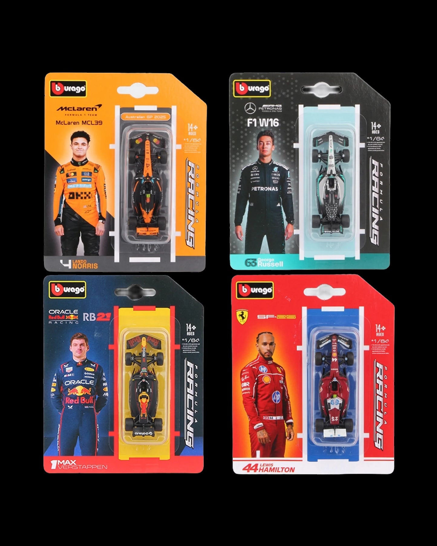 Bburago F1 1:64 Car Models 2025
