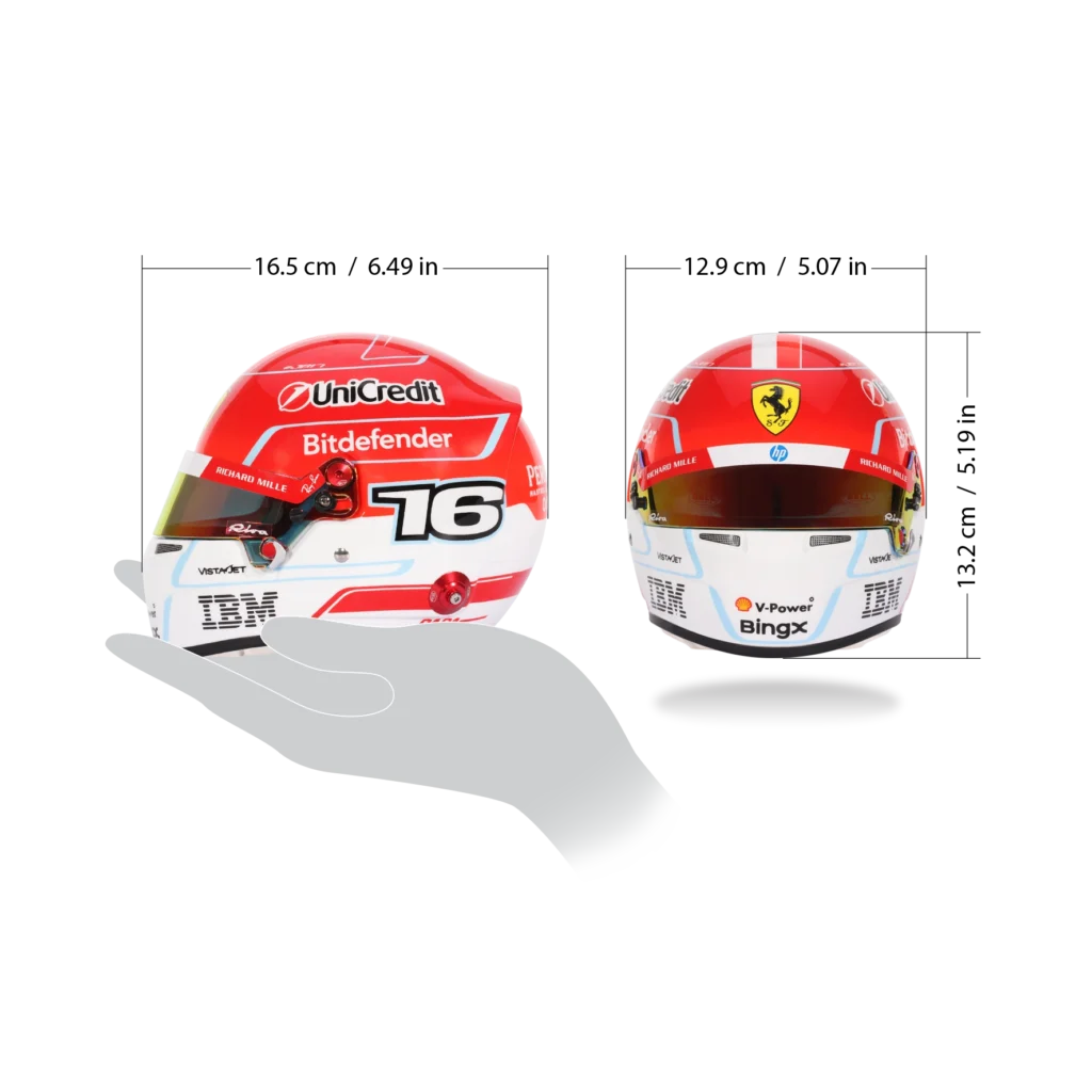 [Pre-Order] Bell 1:2 Scuderia Ferrari 2026 Charles Leclerc Helmet