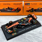 Bburago 1:43 MCLAREN F1 2025 MCL39 with Acrylic Showcase