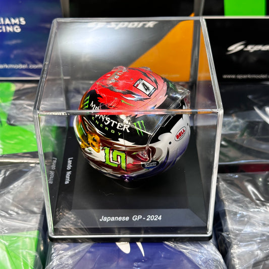 [In-Stock] Spark 1:5 McLaren 2024 Lando Norris Japanese GP Helmet