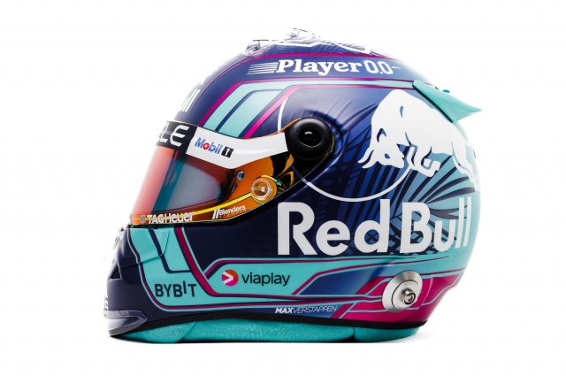 Helmet Max Verstappen 2023 Miami, 1:2 Schuberth